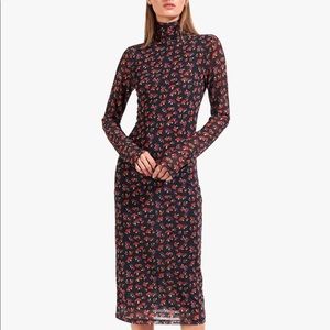 Staud | PRISCILLA DRESS | Red mushroom